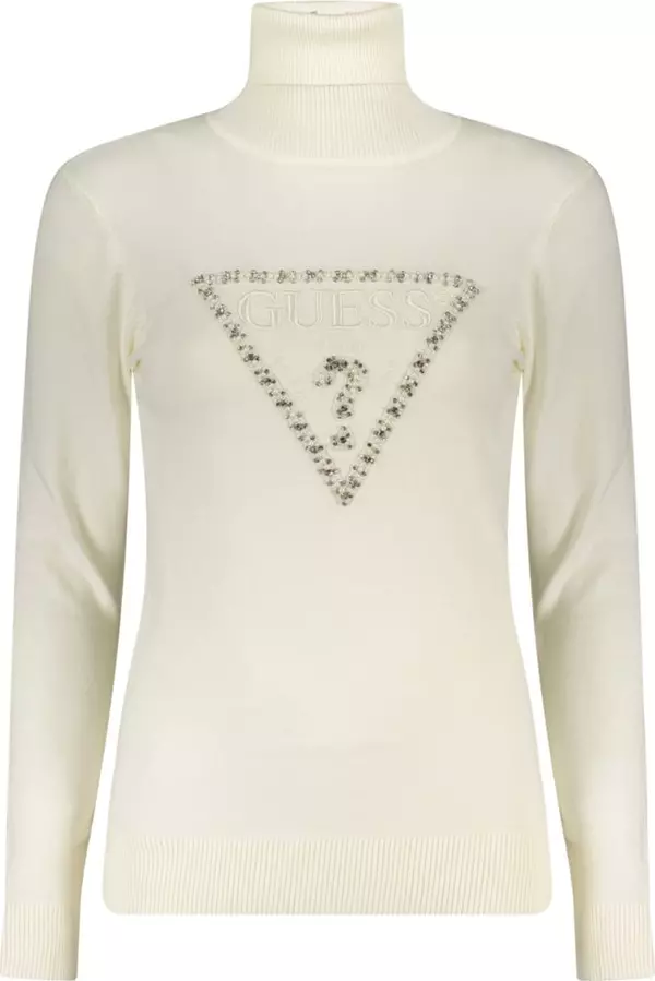 Bianco Viscosa Donna Maglia