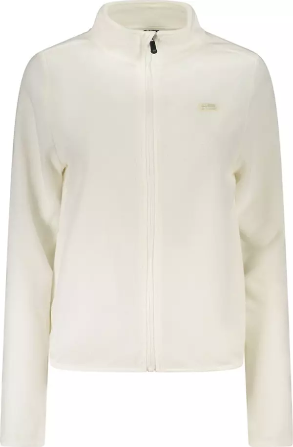 Bianco Polyester Women Sweatshirt