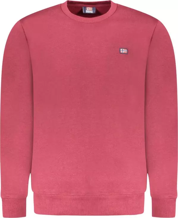 Red Cotton Men's Sweatshirt