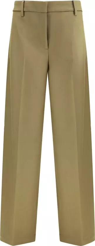 Bicolor Polyester Dress Pants