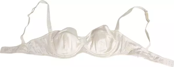 White Silk Satin Balconnet Lingerie Bra Underwear