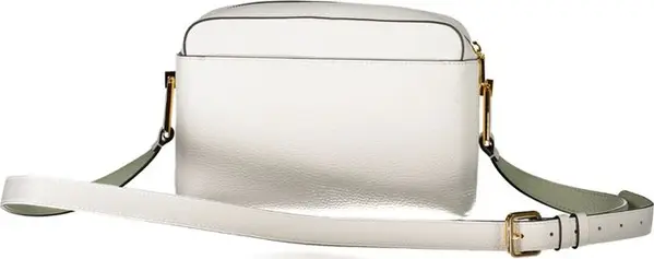 White Leather Shoulder Bag