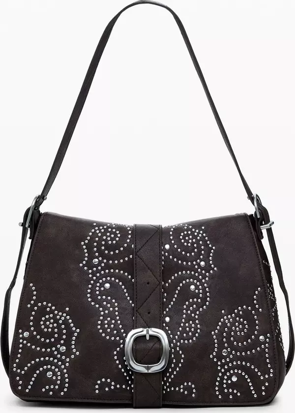 Marrone Poliuretano Women Handbag