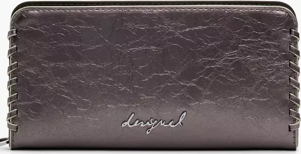 Bronze Polyurethane Women Wallet
