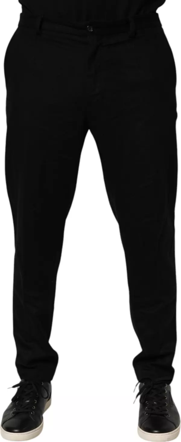 Black Cashmere Dress Formal Trouser Pants