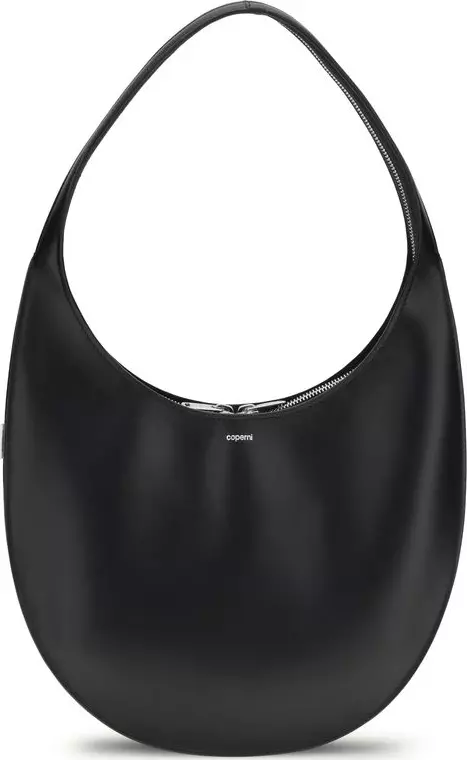Black Calf Leather Bos Taurus Shoulder Bag