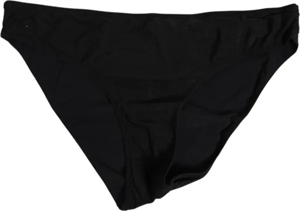 Black Nylon Stretch Slip Brief Women Underwear