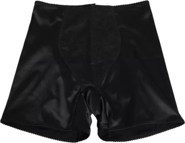 Black Silk Stretch Slip Cycling Women Underwear
