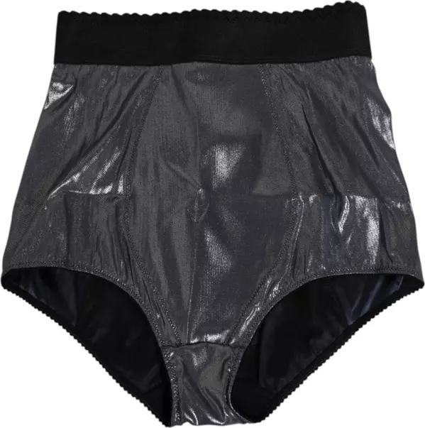 Gray Silk Stretch Slip Girdle Panty Underwear