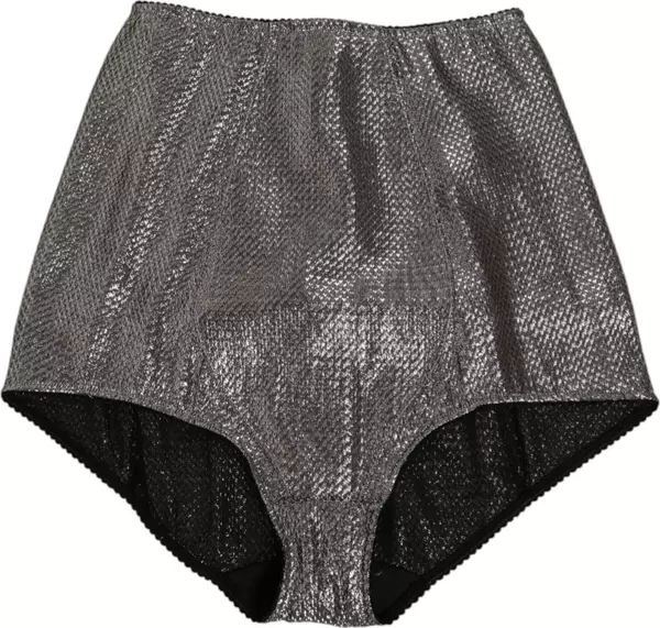 Gray Silk Stretch Slip Girdle Panty Underwear