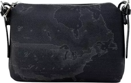 Black Polyester Handbag