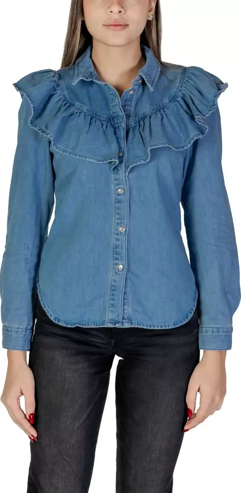 Blue Cotton Blouse