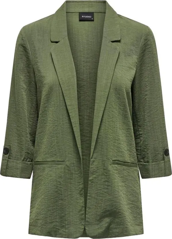 Green Viscose Blazer