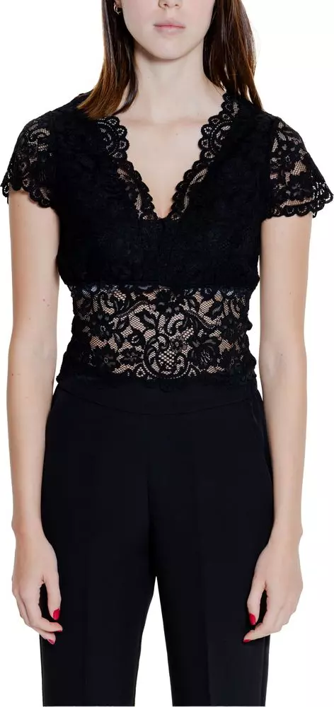 Black Polyamide Top