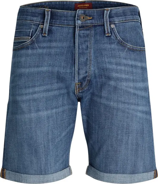 Blue Cotton Bermuda Shorts