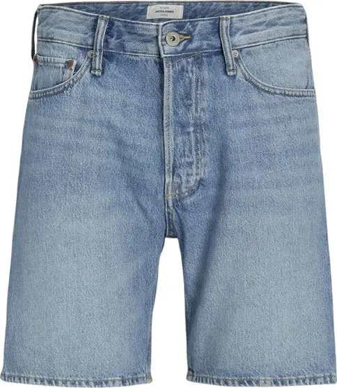 Blue Cotton Bermuda Shorts
