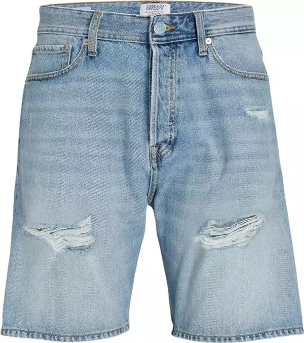 Light Blue Cotton Bermuda Shorts