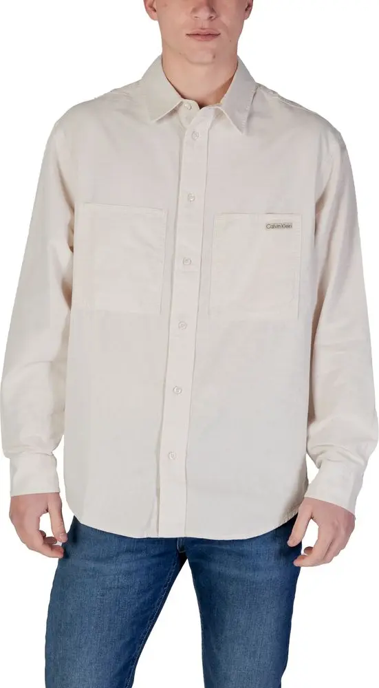 Beige Recycled Cotton Shirt