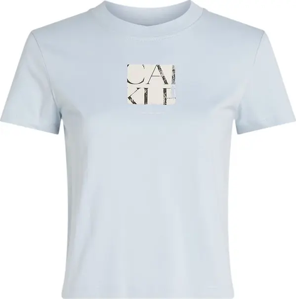 Blue Recycled Cotton T-Shirt