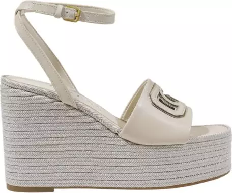 Beige Synthetic High Heel Pumps