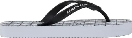 White Rubber Flip-Flop Sandals