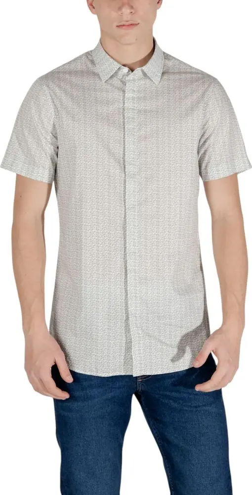 Cream Cotton Shortsleeve Shirt