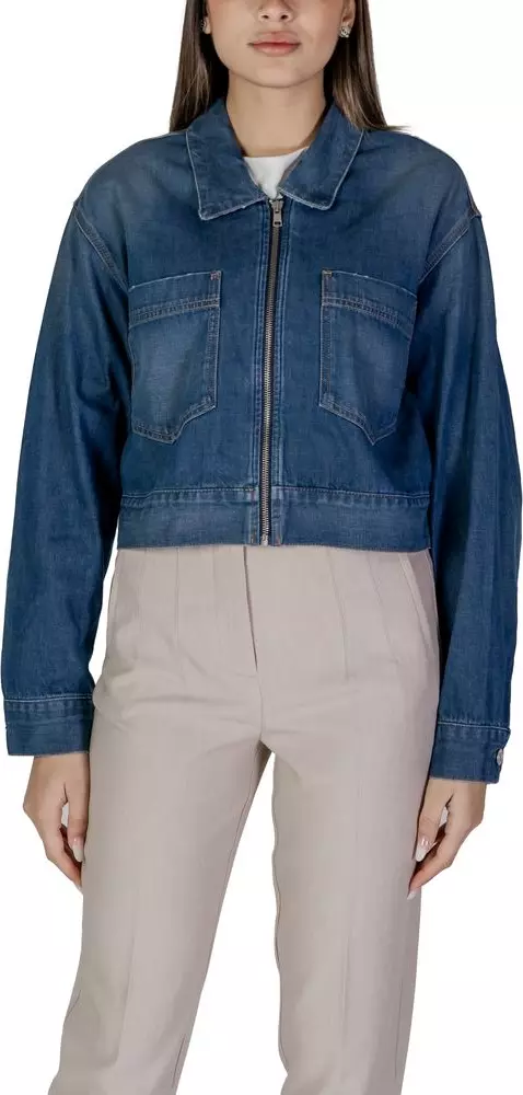 Blue Cotton Denim Jacket