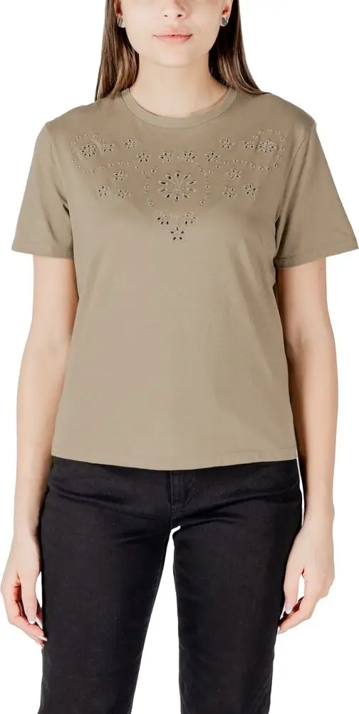 Bicolor Cotton T-Shirt
