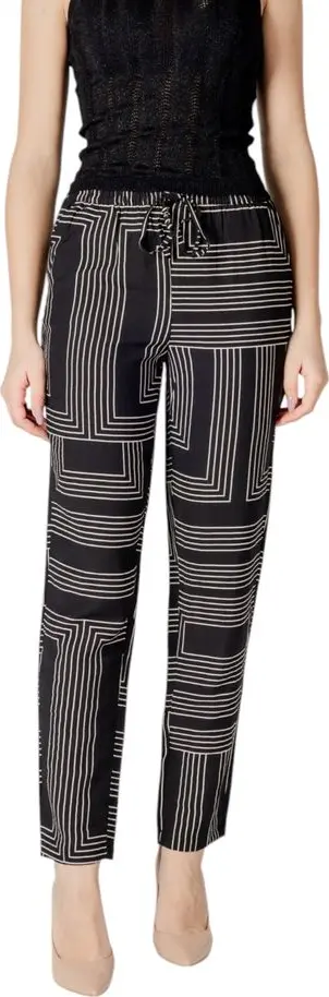Black Viscose Pants