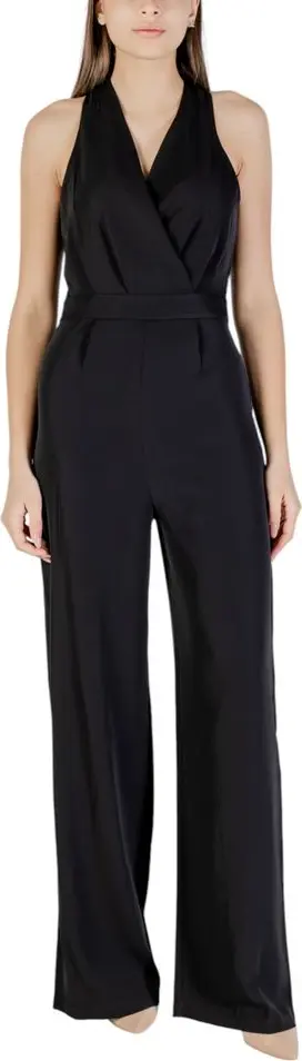 Black Recycled Polyester Jumpsuit