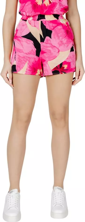Pink Viscose Shorts