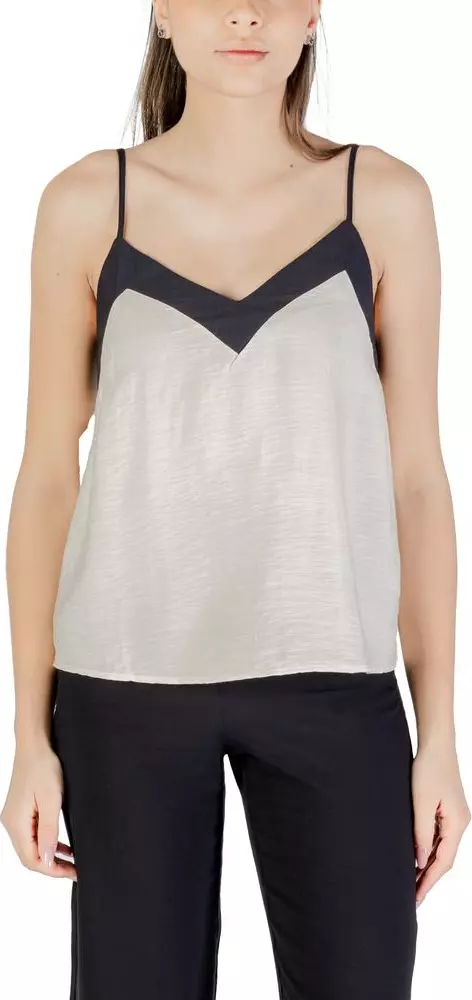 Beige Nylon Top