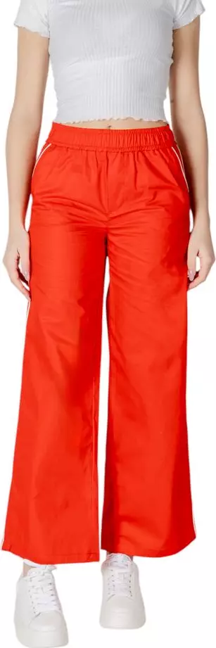 Multicolor Cotton Casual Pants