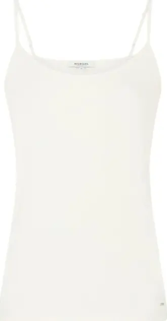Cream Cotton Tank Tops