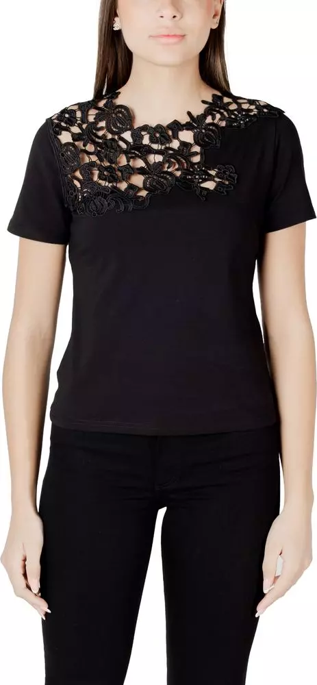 Black Cotton T-Shirt