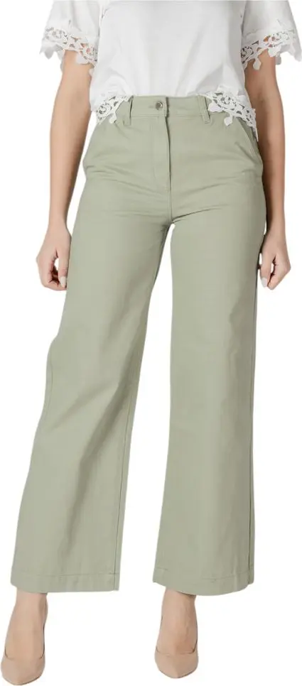 Bicolor Cotton Relaxed Fit Jeans