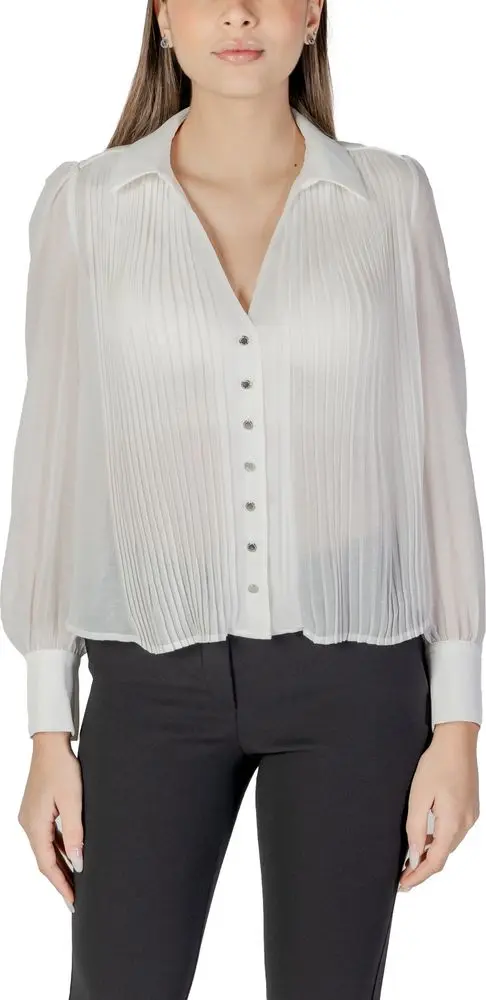 White Polyester Blouse