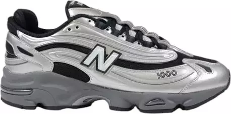 Silver Synthetic Athletic Sneakers