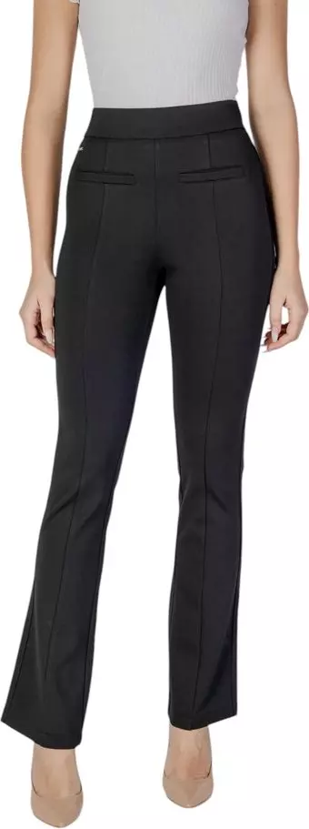 Black Viscose Skinny Pants