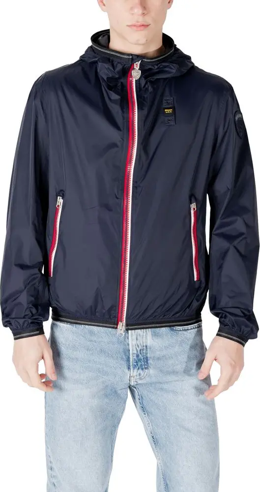 Blue Polyamide Shell Jacket