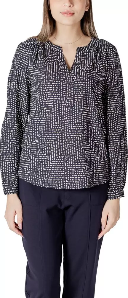 Blue Viscose Blouse