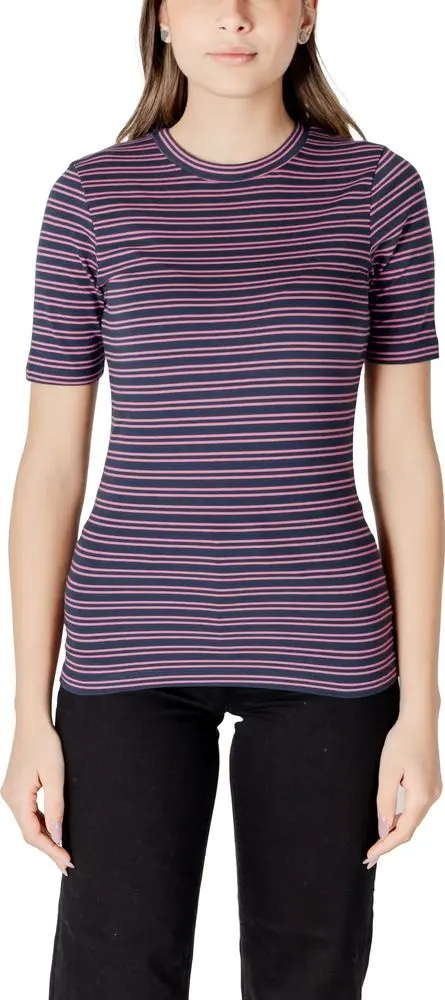 Bicolor Cotton T-Shirt