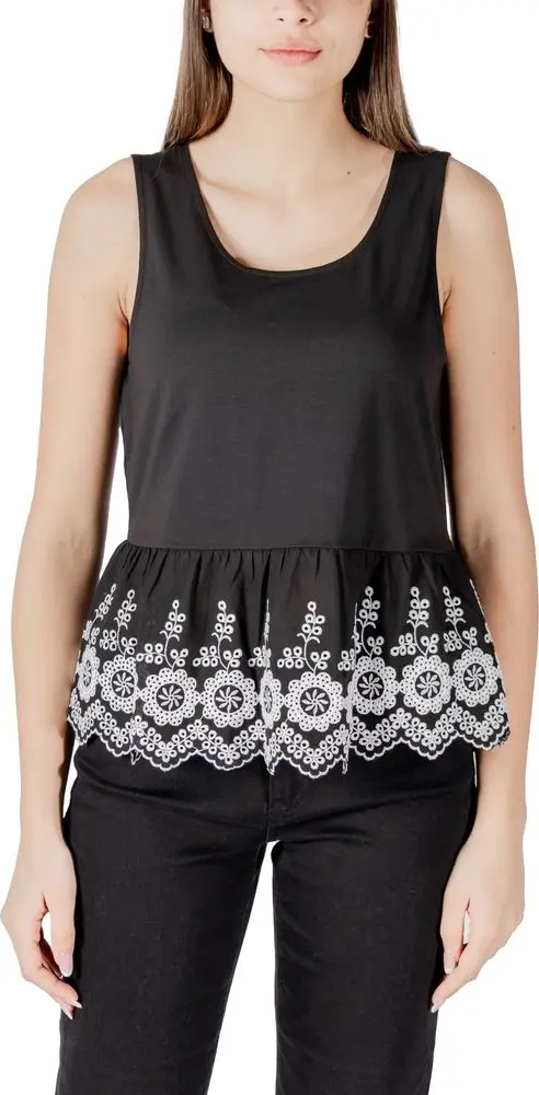 Black Cotton Tank Tops