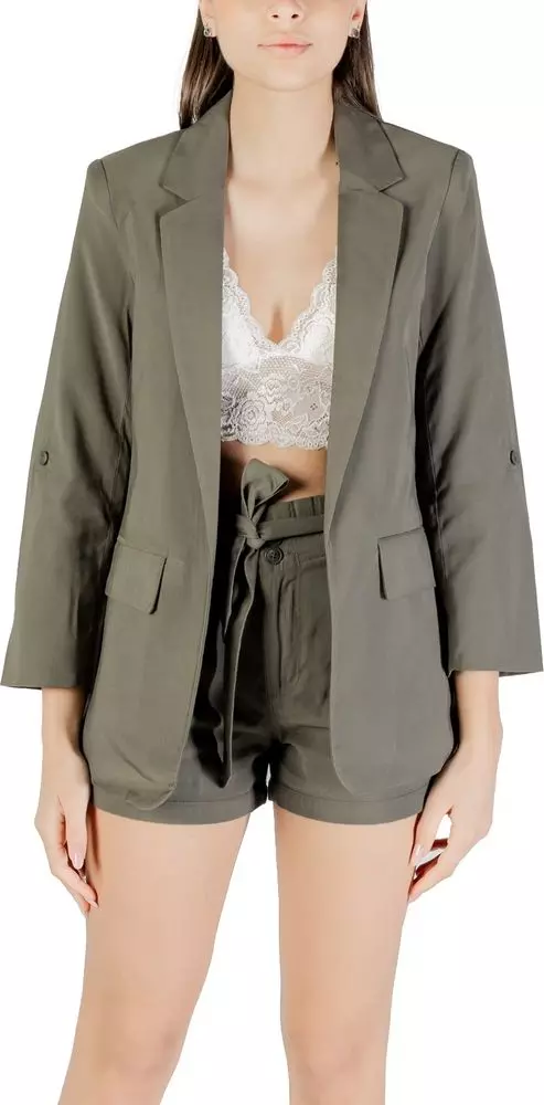 Green Viscose Blazer