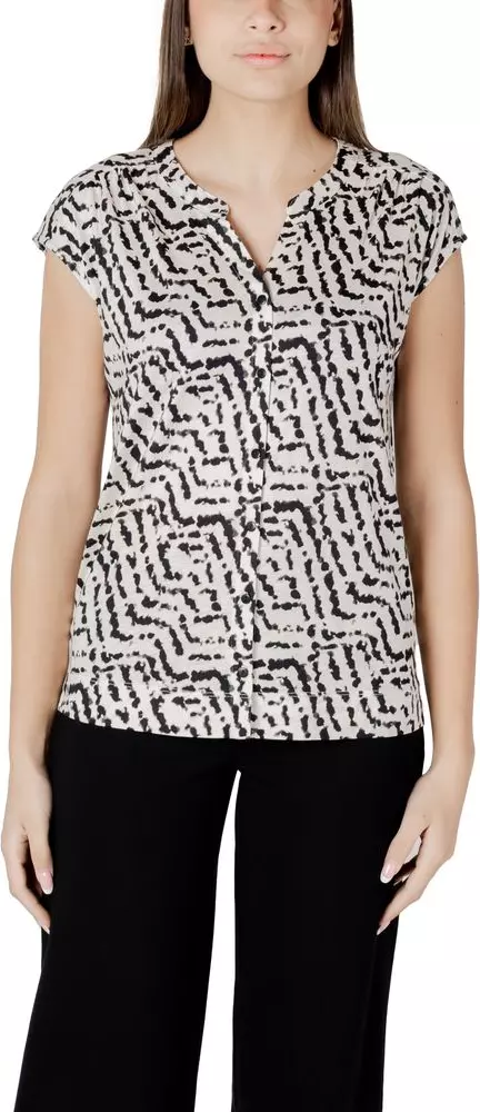 Cream Cotton T-Shirt