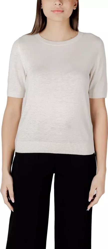 Beige Viscose Sweatshirt