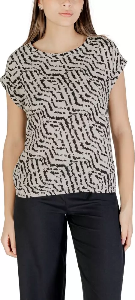 Beige Viscose Blouse