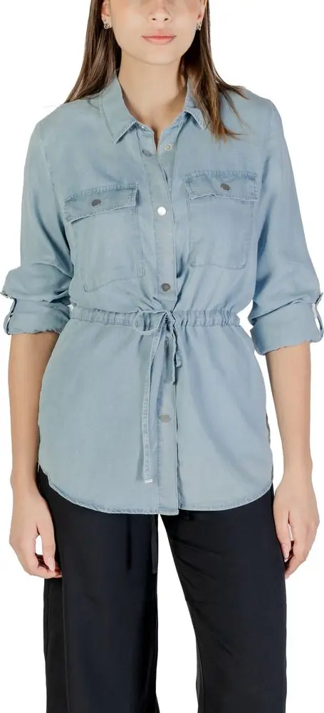 Light Blue Tencel Blouse