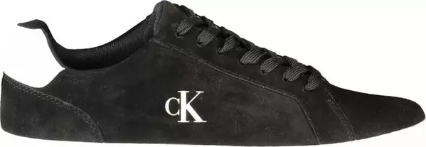 Black Leather Men's Sneaker
