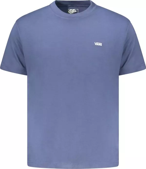 Blue Cotton Men's T-Shirt